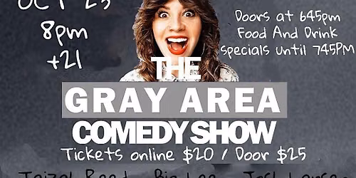 The Gray Area Comedy Show - Jaci Terjeson