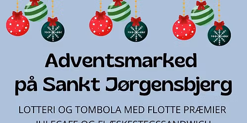 Adventsmarked i Sankt J\u00f8rgensbjerg Sogneg\u00e5rd