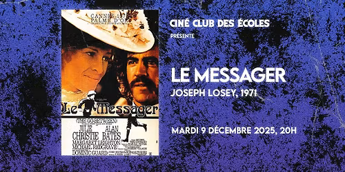 Projection "Le Messager" de Joseph Losey - Cin\u00e9club des Ecoles