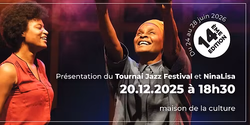 Soir\u00e9e de pr\u00e9sentation du Tournai Jazz Festival 2026 !