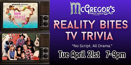 Reality Bites: Reality TV Trivia Night!