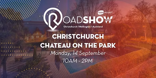 APPA Roadshow September 2026 - Christchurch
