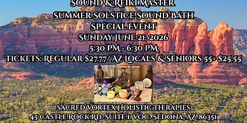 Summer Solstice Sound Bath With Eddie Mendez