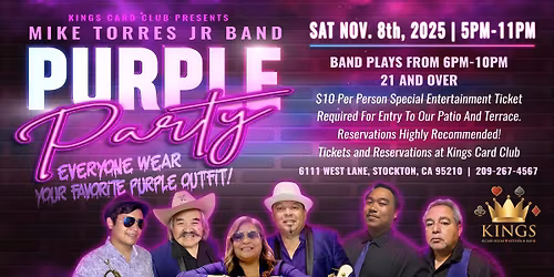 Mike Torres Jr Band - "Purple Party"