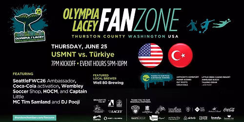 Olympia-Lacey Fan Zone \u2013 USMNT vs. T\u00fcrkiye