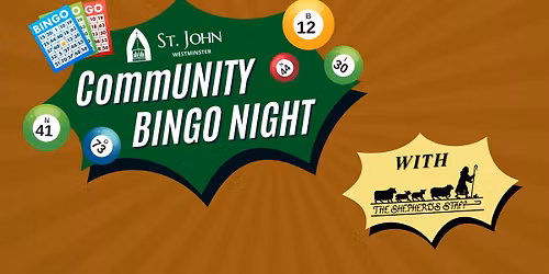 CommUNITY Bingo with the Shepherd's Staff