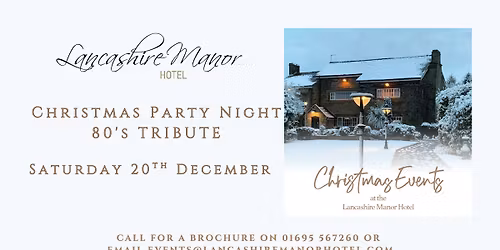 Christmas Party Night - 80's Tribute