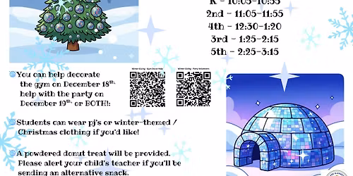 Walker PTA hosts Winter Giving Parties