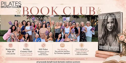 Book Club Experience: You with the Sad Eyes, by Christina Applegate