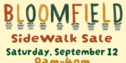 Bloomfield Sidewalk Sale 2026