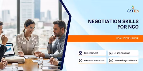 Negotiation Skills for NGO: 1 Day Workshop in Edmonton