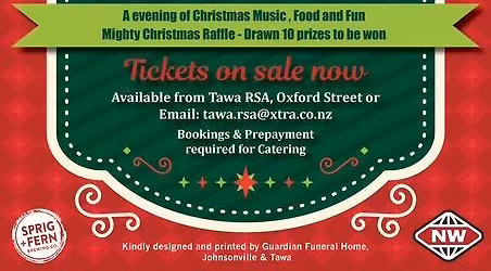 Christmas celebration and raffle draw