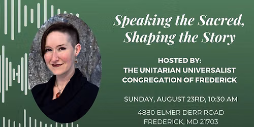 Speaking the Sacred, Shaping the Story