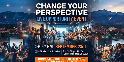 Change Your Perspective Opportunity: The Blueprint for Success & Impact