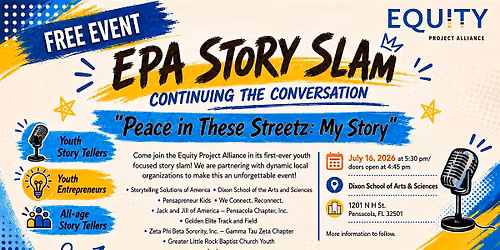 EPA's VOICES OF THE VILLAGE "Peace in These Streetz: My Story"