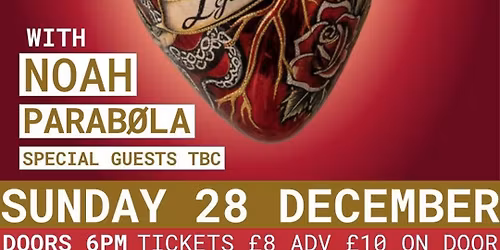 SYMMETRICAL FEELINGS + CLUB 85 PRESENT... LEFT VENTRICLE! w. Noah Parabola & Guests TBA