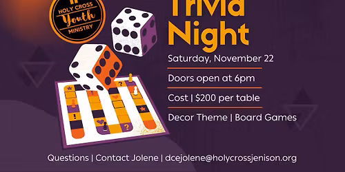 Trivia Night | To Support the 2025 LCMS Youth Gathering Trip
