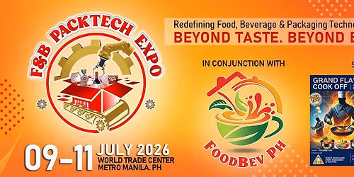 FoodBev PH 2026 a co-located event of F&B PackTech Expo