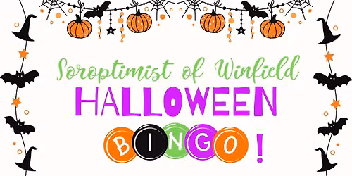 Halloween BINGO - Soroptimists of Winfield
