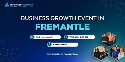 D32 Business Networking Perth \u2013 Fremantle - Wed 05 Nov