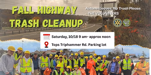 Fall Rt. 13 Trash Cleanup 