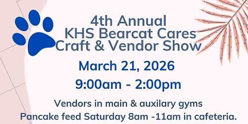 Kearney High School Bearcat Cares Craft and Vendor Show 