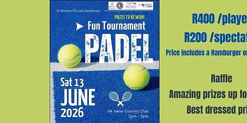 St Martin's Padel Tournament