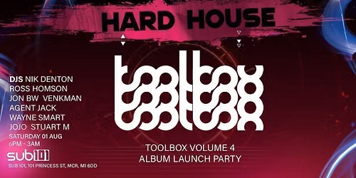 TOOLBOX RECORDINGS - VOLUME 4 ALBUM LAUNCH PARTY