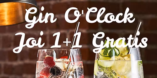 Gin O'clock 1+1 gratis!