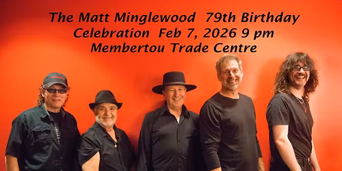 Matt Minglewood 79th Year Around the Sun at Membertou Feb 7th