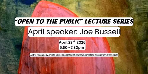 "Open to the Public" Lecture Series