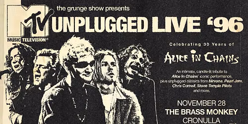 MTV UNPLUGGED 96' CRONULLA