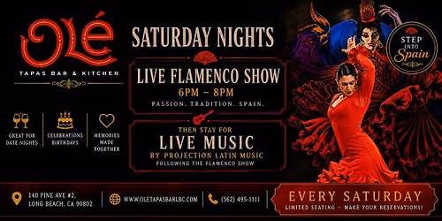 Flamenco Saturdays at Ol\u00e9 | Complimentary Live Show