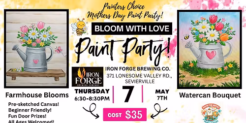 Bloom with Love \u2013 Mother\u2019s Day Paint Party