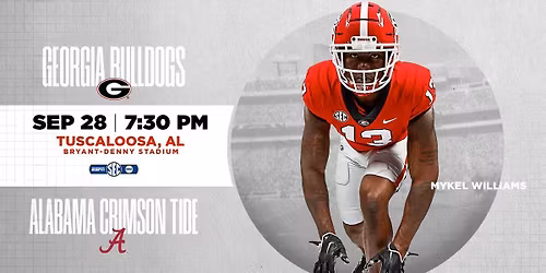 Alabama Crimson Tide at Georgia Bulldogs Womens Basketball