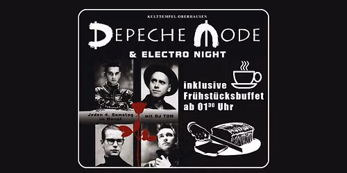 Depeche Mode Party inkl. Fr\u00fchst\u00fccksbuffet