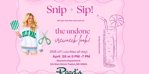 Snip + Sip \u2702\ufe0f \ud83d\udcab \ud83d\udc8c \ud83c\udf7e