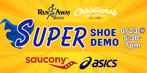Super Shoe Demo with Asics & Saucony at Christianos Appleton