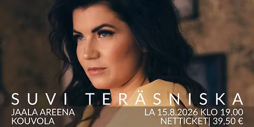 Suvi Ter\u00e4sniska | Jaala Areena, Kouvola
