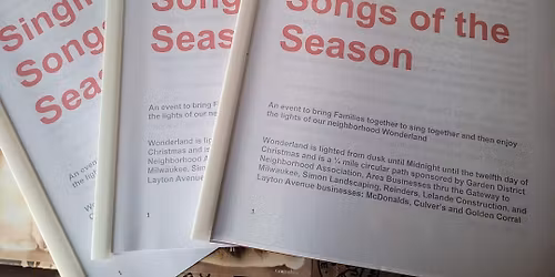 Singing Songs of the Season and Secret Santa Workshop for Children's Gift Wrapping