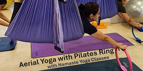 Aerial Yoga With Pilates Props