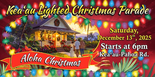 Keaau Lighted Christmas Parade 2025