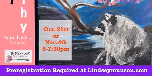 Pre-registration required: Painting Jimothy and the Cherry tree 