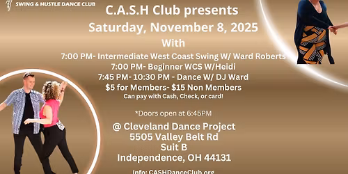 C.A.S.H. Club- November Dance
