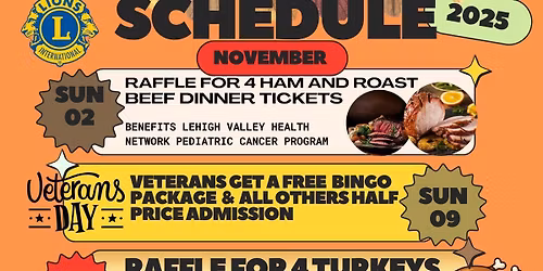 November Bingo Themes