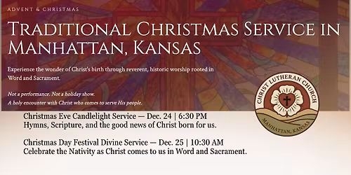 Christmas Eve and Christmas Day Service