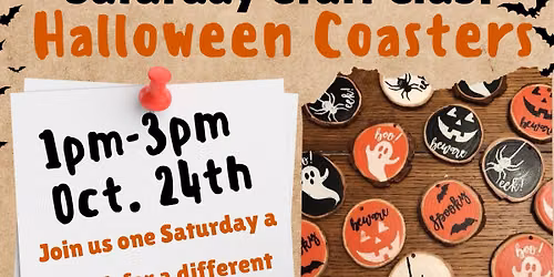 Saturday Craft Club: Halloween Coasters
