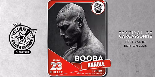 Booba - Festival de Carcassonne 2026