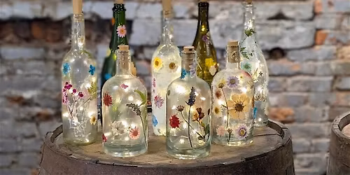 Floral Bottle Lantern Workshop