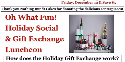 Women in Business Holiday Social & Gift Exchange Luncheon